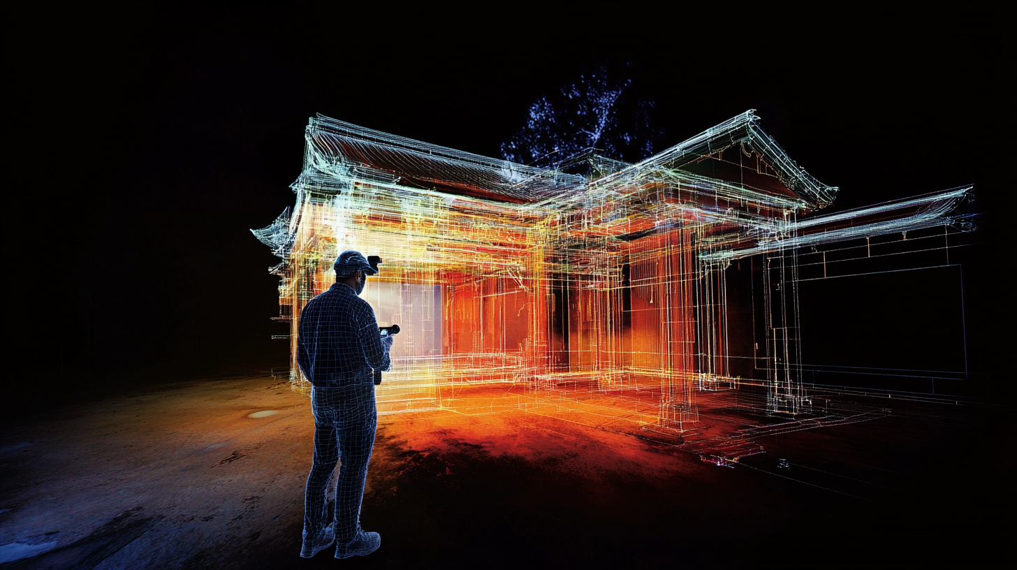 Colorized survey point cloud